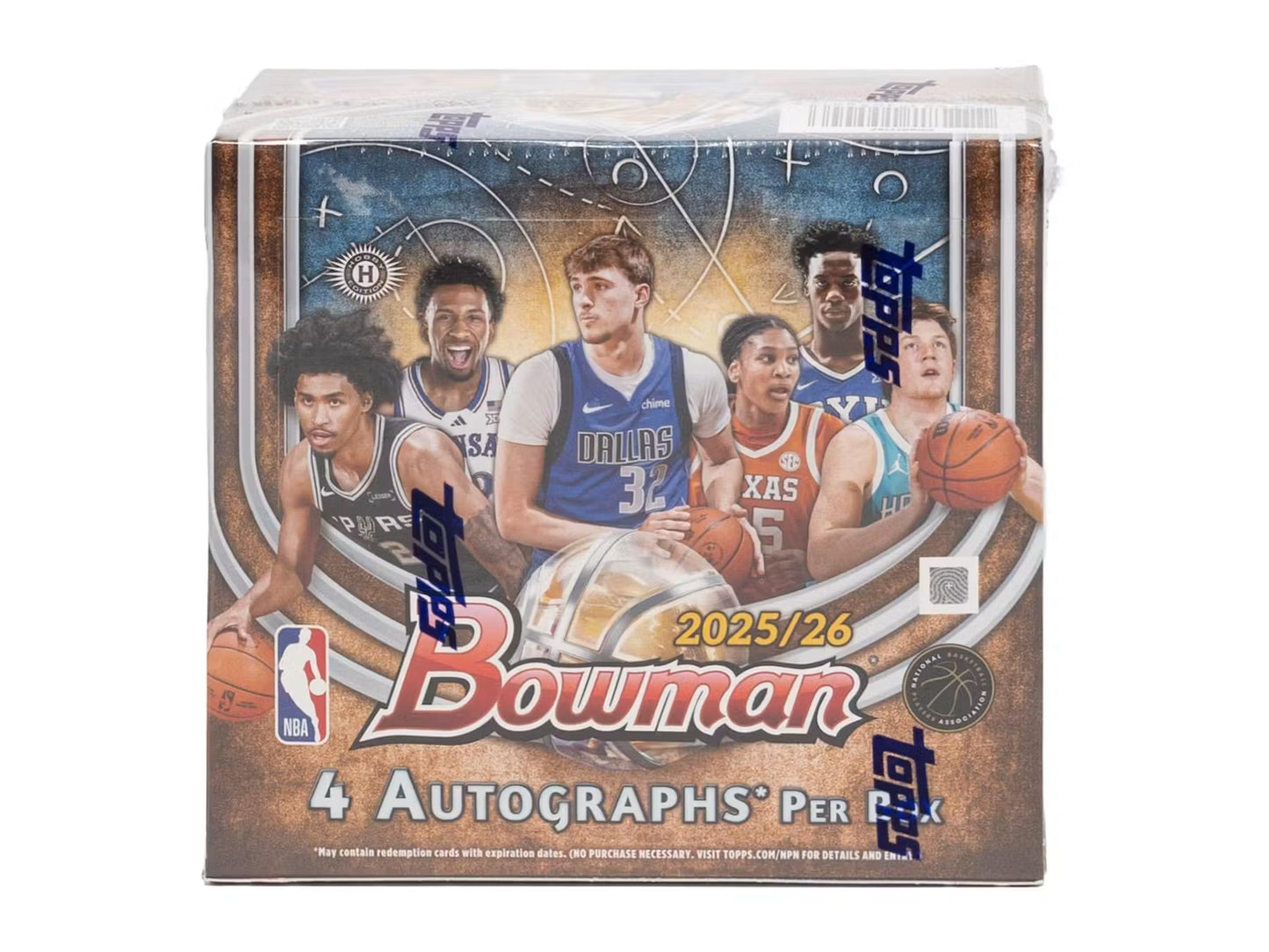 2025/26 Bowman Basketball Hobby Jumbo Box(4 autos)