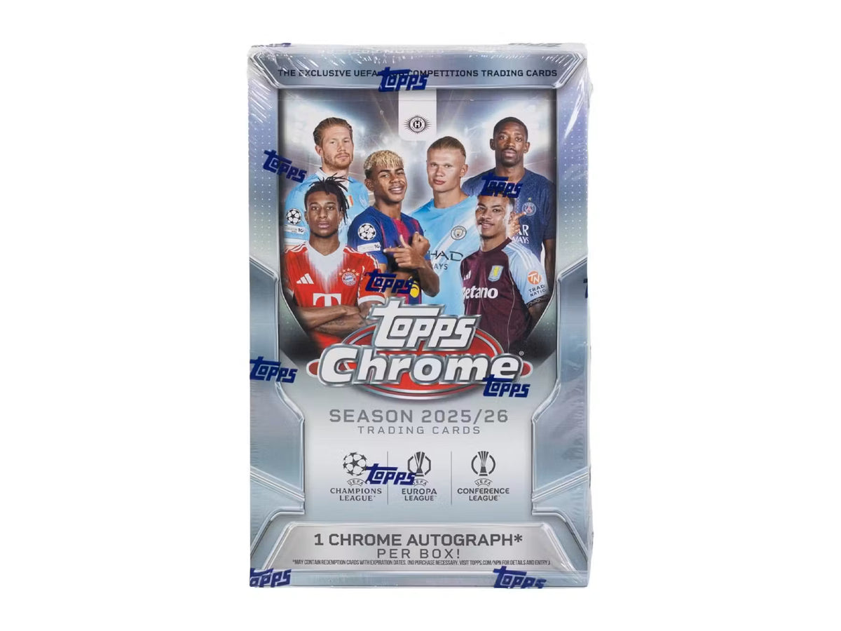 2025/26 Topps Chrome UEFA Club Competitions Soccer Hobby Box