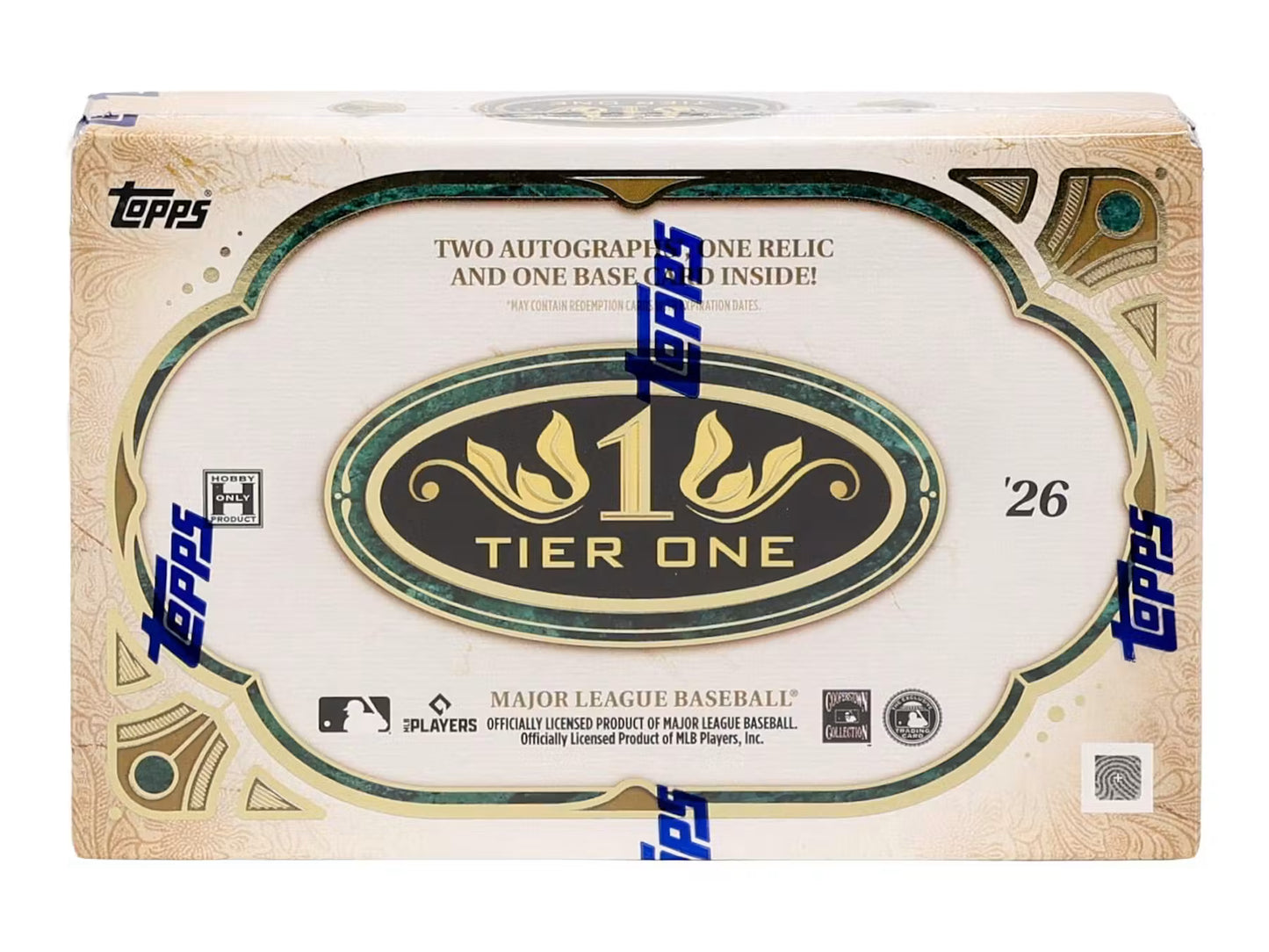 2026 Topps Tier One Baseball Hobby Box (Presell) (3 hits per box)