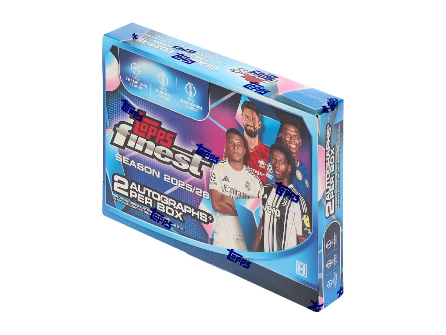2025/26 Topps UEFA Club Competitions Finest Soccer Hobby Box
