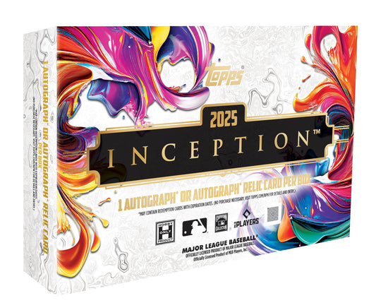2025 Topps inception baseball hobby box (1 hit per box)