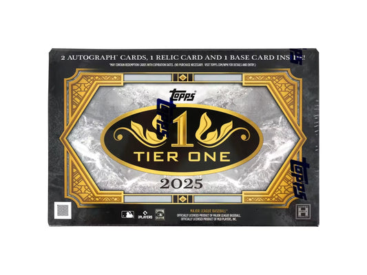 2025 Topps Tier One Baseball Hobby Box (3 hits per box) (presale)