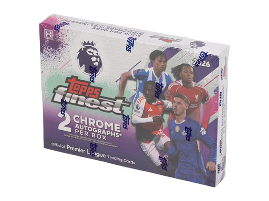 2026 Topps Finest Premier League Soccer Hobby Box