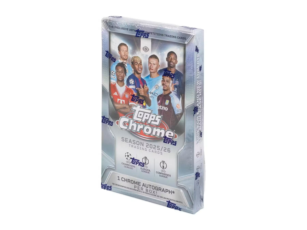 2025/26 Topps Chrome UEFA Club Competitions Soccer Hobby Box