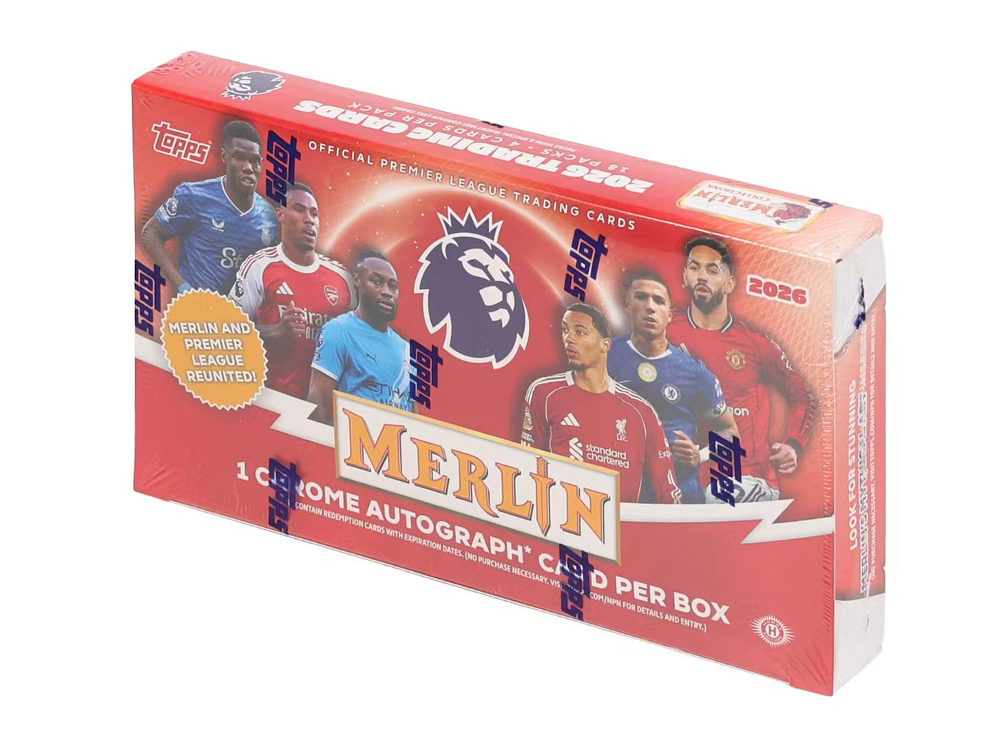 2025/26 Topps Merlin Premier League EPL Soccer Hobby Box