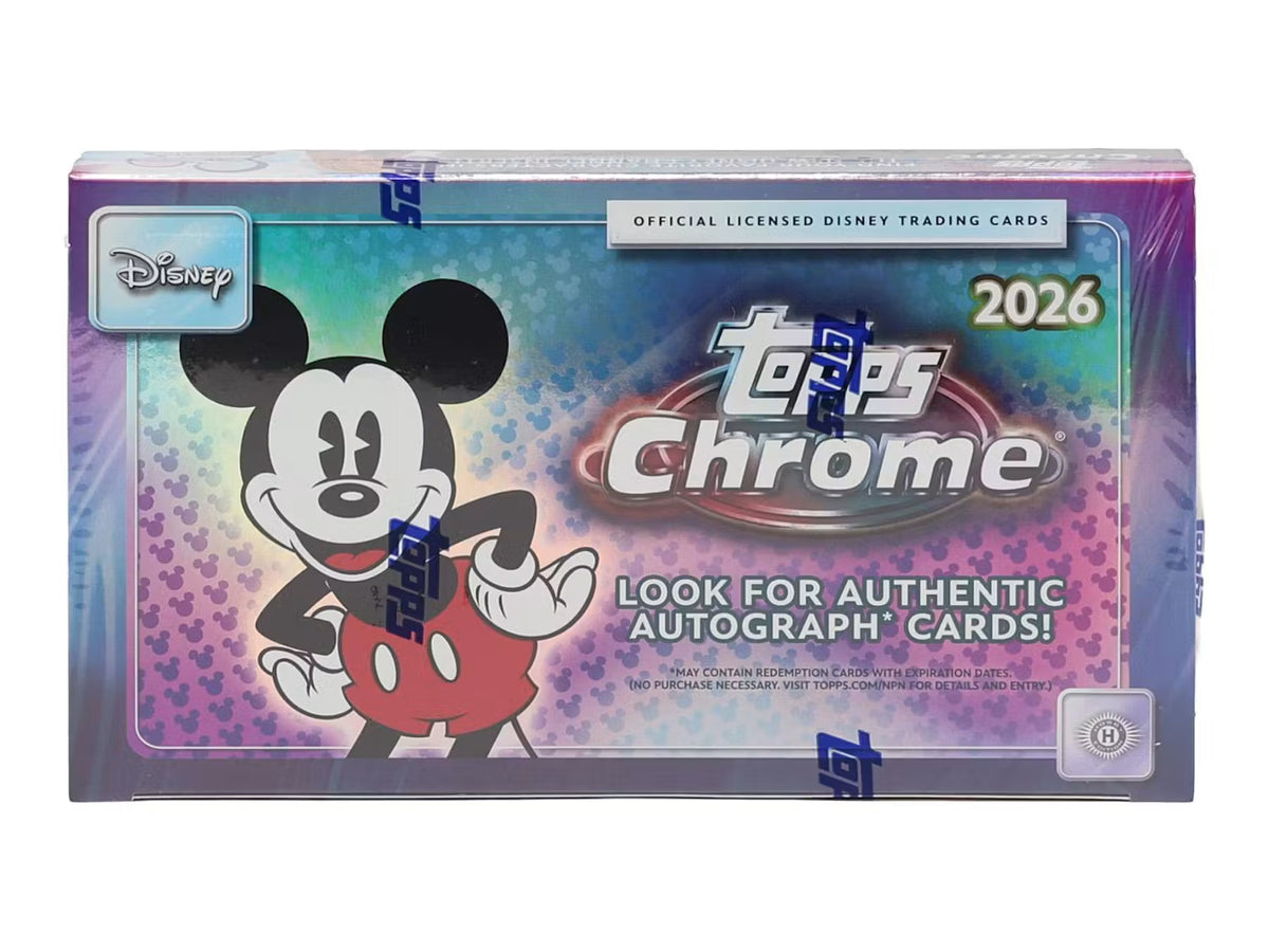 2026 Topps Disney Chrome Hobby Box – DC-SPORTS-CARDS
