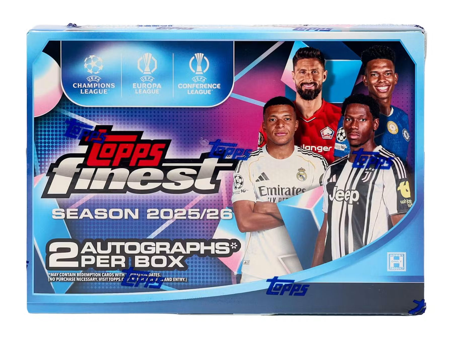 2025/26 Topps UEFA Club Competitions Finest Soccer Hobby Box